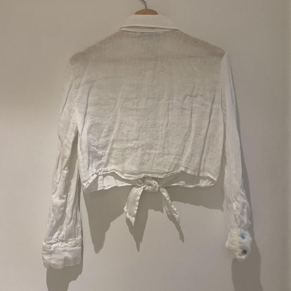Zara Women's White Blouse - Picture 5 of 6